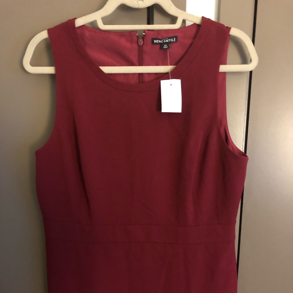 J.Crew Mercantile Cranberry Sleeveless Sheath